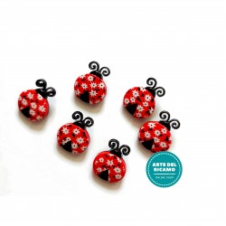 Decorative Buttons - Ladybug Love